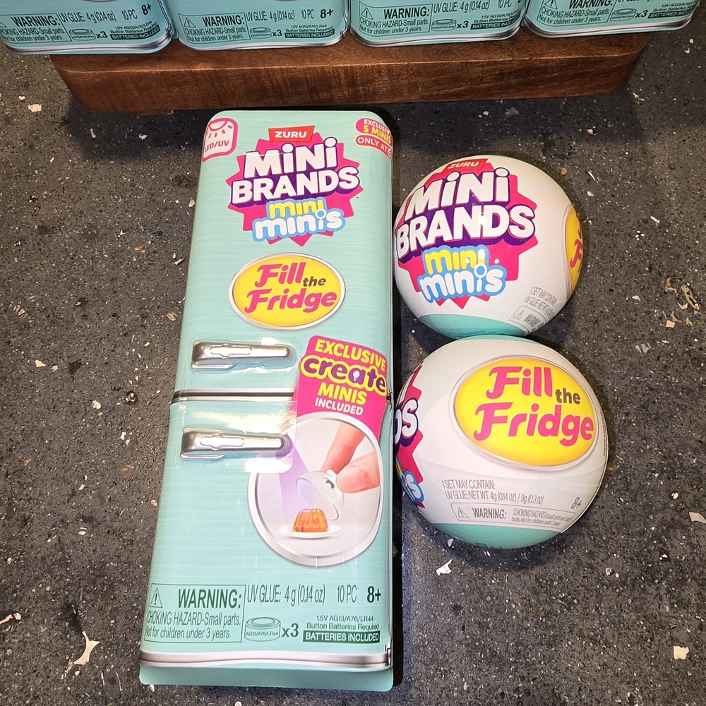 Zuru Mini Brands Fill the Fridge Playset - Target Exclusive With 2 Mystery Balls